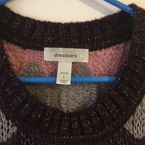 Dress Barn Petite Short Sleeve Sweater